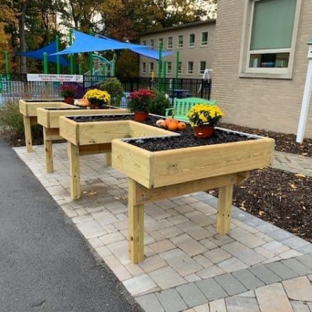 Accessible flower beds