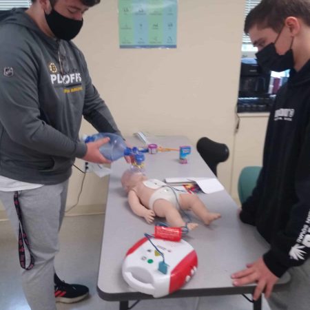 TEC High School students have earned their CPR, AED, and First Aid certifications
