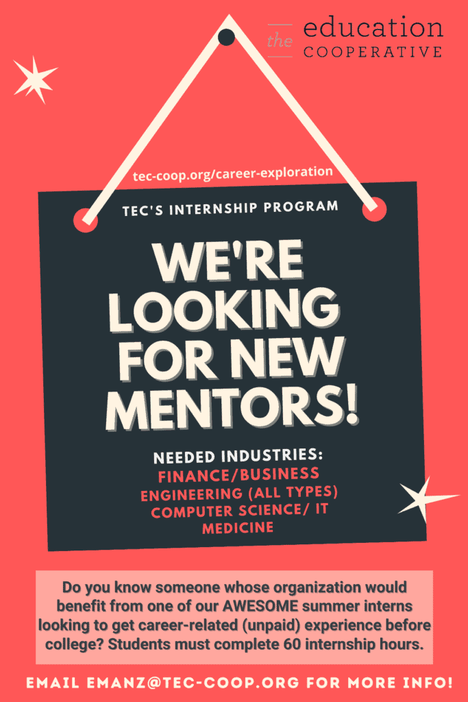 Internship Program Recruiting New Mentors for Summer | The 